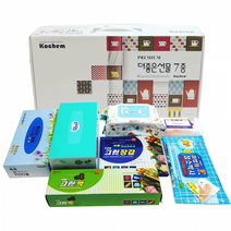 각티슈[더좋은 선물세트]선물세트/물티슈/청소박사/각티슈/키친타올/크린랩/일회용장갑/답례품[드림무역]