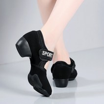 메쉬 에어로빅화 라인댄스화 재즈화 줌바 스포츠댄스화 신발, 240, 블랙