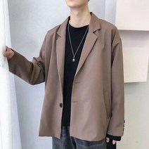캐주얼슈트코디 모직 코트 남성 하프기장 가을겨울 두꺼운 트랜치자켓 2722326713