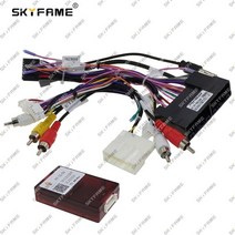 simplesoft car android 16pin 와이어링 하네스 케이블 어댑터 with canbus box for kia sedona carnival decoder hy-ss-, 케이블 캔버스