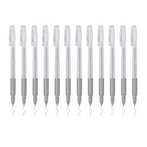 모나미 젤러펜 502 / 4개묶음상품 12개묶음상품 / 블루 레드 블랙 실버 / 0.5mm 0.7mm / 중성펜 모나미중성펜 중간굵기필기용 부드러운필기감, 실버0.7mm(12개 묶음상품)