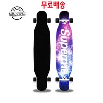 엠제이 롱보드 42인치 46인치 스케이트보드 입문용 댄싱 초보 초등학생 BD301, 07, LED발광바퀴