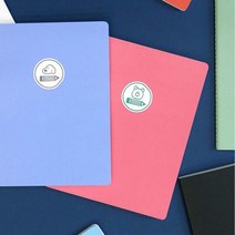 잘펴지는 노트 실제본 B5 귀여운 공책 라인 그리드 무지 60매, 라인_핑크