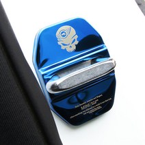 [영카] BMW 미니쿠퍼 뉴 컨트리맨 크롬 도어락 인테리어 커버 튜닝 용품, C타입 -MINI S날개(실버)
