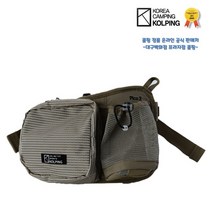 콜핑 사계절 등산 자전거 공용힙색 피코 2(NKVB3374U 베이지 007), 블랙