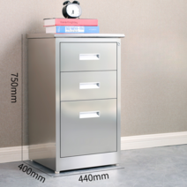 철제 보관함 사무실 파일철 캐비닛 사무용 캐비넷 304 스텐 버킷 탁자 파일 도구 보관, 6 스테인레스 스틸 3 버킷 201