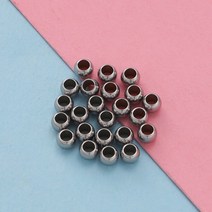 건조기 양모볼 세탁기 먼지 제거 드럼 론벤티 50점스테인리스 오픈 점프 반지 더블 루프 다, 강재 색상 3x4mm