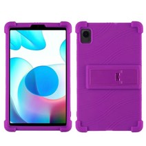 ebook리더기 이북 북 전자책 단말기 전자북Realme Pad 미니 케이스 pad Mini 8.7 인치 태블릿 용 스탠드 커버 KickStand 소프트 실리콘 보호 쉘, 07 purple, 01 For Realme pad mini