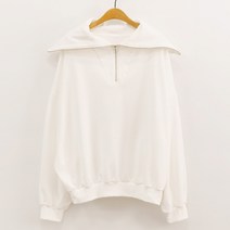 반집업 빅카라 여리여리 오버핏 나들이룩 봄 맨투맨