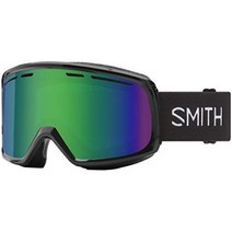 Smith Optics Range 유니 스노우 겨울 고글 블랙 RC36, Black / Green Sol-x Mirror