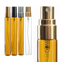 향수 용기 스프레이 공병 투명 브라운 휴대용 화장품 리필용기, PP분홍캡 투명스프레이5ml