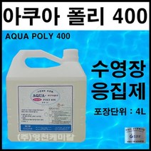아쿠아폴리 400( (10EA) 수영장약품 응집제 수영장물소독 염소, 10개