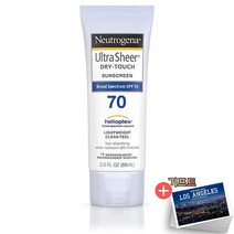뉴트로지나 울트라 쉬어 시어 드라이 터치 선 스크린 선크림 로션 SPF 70 88ml +기프트