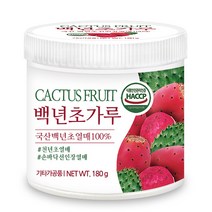 푸른들판 국내산 백년초 선인장 열매 분말 가루 100% 국산 백련초 손바닥선인장 천년초 열매 파우더, 180g, 1개