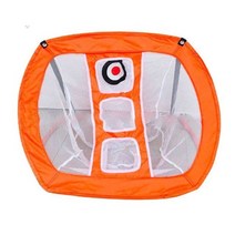 가정용스크린골프 스윙연습 옥상 실내골프연습장 컷 네트 접는 치핑 네트, 노란색