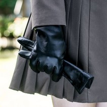 OMBRY 여성 가죽장갑 패션 방한 장갑 보온 방수 여성용장갑