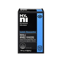 일동제약 마이니 눈영양제 루테인 지아잔틴 황반색소 마리골드꽃 DHA EPA 안구건조 항산화, 1개, 30일분