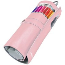 스테들러 트리플러스 화인라이너 20색 롤 필통 334 PC20 / 롤업 세트 / DRY SAFE 기능 / 인체 공학적 / 삼각 디자인 / 수성 라이너펜 / 선명한 색상, 파스텔 핑크