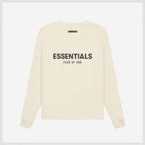 에센셜 긴팔 롱슬리브 가을 티셔츠 크림 21 627241 [정품]