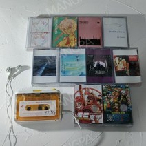 레트로 카세트 투명 워크맨 마이마이 빈티지 휴대용 미니 카세트 테이프 플레이어, 일본 노래 및 애니메이션 편집