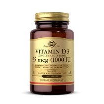 솔가 비타민D3 1000IU 180정 Solgar Vitamin D3
