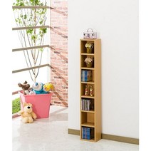 타워형 틈새 CD장 7칸, 레드