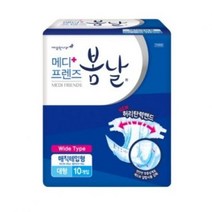깨끗한나라 메디프렌즈 봄날 매직테입형 성인용기저귀 대형(10입), 30개