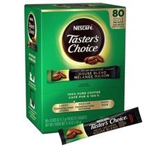 Nescafe 네스까페 디카페인 라이트로스트 Instant Coffee Packets 80스틱x2팩, 1개
