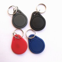 엑세스제어카드 MIFARE-클래식 4K 13.56mhz ISO 14443 A Fob RFID 태그 10 개입, 05 Mix color