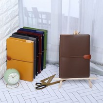 2023 초콜릿 6공 다이어리 가죽 다꾸 시스템 DIARY 장 일기 제작, 쿠팡 와인초코