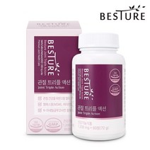 관절+연골+뼈건강 3중복합기능 관절 트리플 액션 플래티넘 MSM 1500mg 60정 아세틸글루코사민 비타민D + 스낵팝, 1박스