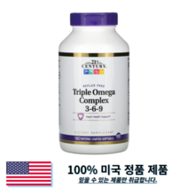 21세기센트리 트리플 오메가 369 콤플렉스 장용 코팅 소프트젤 180정
