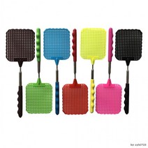 접이식 파리채 모기 파리채 내구성 파리채 안테나 파, 01.접이식 파리채 옐로우