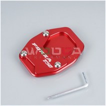 X-ADV 750 바이크 오토바이 풋 사이드 스탠드 패드 혼다 호환 Forza NSS 플레이트 킥 확대기 지원 확장 NC750X, 10 RED-Forza 750