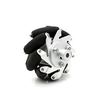4개/대 60mm 금속 메카넘 휠 Arduino Raspberry Pi DIY 로봇 자동차 용 무 지향성 수평 이동, 01 For 5MM motor shaft