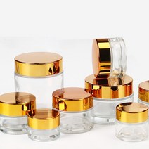 모든스토아 투명 크림용기 화장품공병 20g, 1개, 골드(20g)