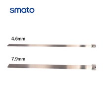 스마토 스테인리스 스틸타이 스텐 케이블타이 스텐타이 1봉 100개 세트, 4.6mm, 680mm