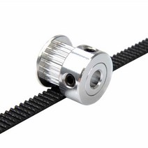 타이밍풀리 1PC GT2 들러 풀리 16T 20T 이빨없는 6mm 너비 밍 벨트 보어 3D 프린터 용 휠 알루미늄, 01 20T W6 B5