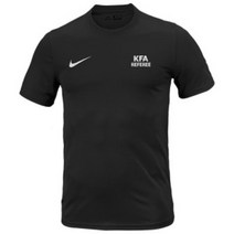 KFA 레프리 티셔츠 축구심판 (나이키 드라이 PARK VII 저지), 100