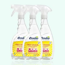 에코두 프랑스 식초세정제 500ml (전자레인지 에어프라이기 냉장고 청소), 3개