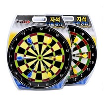 벽걸이 다트판 보드게임 원형 자석다트 대형 다트핀 보드세트 1개 가족 어린이 안전 다트보드 놀이 스포츠게임, 랜덤발송