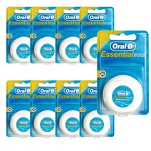 오랄비 치실 왁스 50m, 9개, 1개입