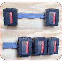 Milwaukee 18V 배터리 4개용 배터리 홀더 | M18 배터리 홀더 Milwaukee | Milwaukee 18V용 배터리 보관 | Milwaukee M18 배터리용 벽 마, 1개