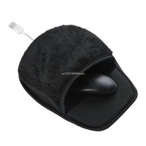 책상온열매트 가열 마우스 패드 손 usb 가열 게임 mousepad 남성 여성 사무실 홈 컴퓨터 노트북 훌륭한 선물 43, 검은색