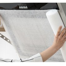 10M 주방 오일 여과지 부직포 범위 후드 그리스 필터 흡수성 종이 내유성, 1개