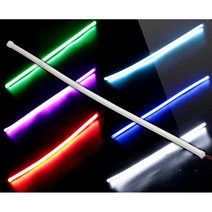 오토바이 면발광 방수 LED바 30cm 바이크 led 튜닝, 그린, 1개