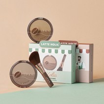 입큰 라떼 인 더 무드 쉐딩 세트 (본품+전용브러쉬) 2종 택 /내추럴 음영쉐딩, 입큰 라떼 인 더 무드 쉐딩 기획세트 (본품+전용브러쉬, 1호(피칸 브라운), 1호(피칸 브라운)