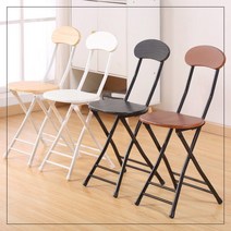 튼튼한 아일랜드 접이식 식탁의자 편한 등받이 원목 주방 이케아 식탁의자 1p 2p, 브라운우드1p
