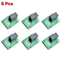 스마트홈 스마트전등스위치 SONOFF-RE5V1C 와이파이 스위치 5V DC 릴레이 모듈 스위치 인칭 자동 잠금 모드 앱/음성 원격 10 개입, 06 6piece, 06 6piece