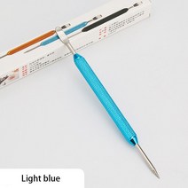 침칠봉 칠침봉 레벨링 커피 템퍼 디스트리뷰터 커피 당겨 꽃 바늘 스테인레스 스틸 조각 스틱 카푸치노 라, 02 Bright blue